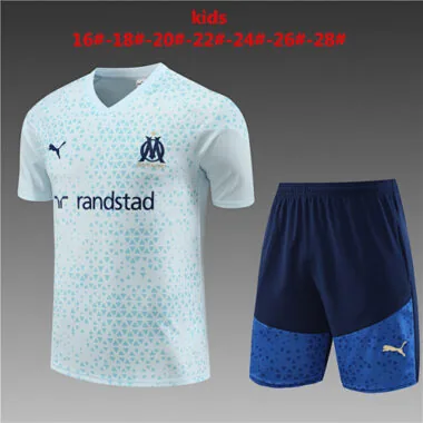 23-24 Camisetas de fútbol infantil del Marsella Yupoo (1)