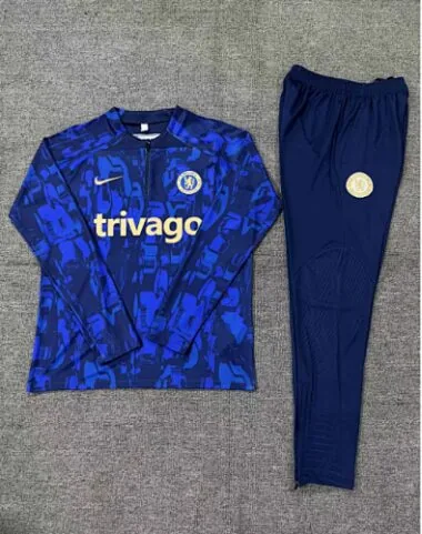 23-24 Chelsea Kids Long Sleeve Training Suit Yupoo