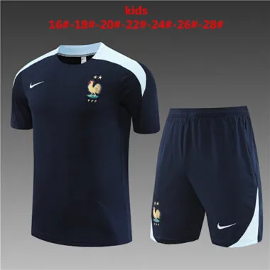23-24 France Kids Training Yupoo Soccer Jerseys