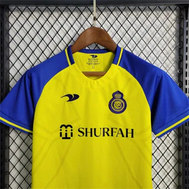 2022/23 Saudi Al-Nassr home kids kit
