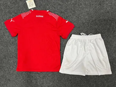 2022/23 Switzerland home kids kit