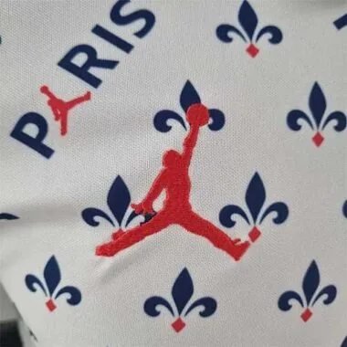 PSG Polo Jordan co branded white
