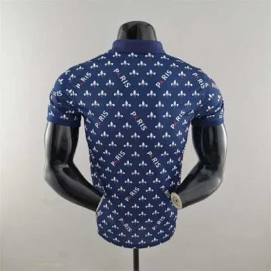 Polo do PSG Jordan, em colaboração, azul