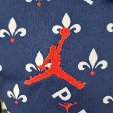 Polo do PSG Jordan, em colaboração, azul
