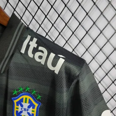 Brazil Polo Black Stripe