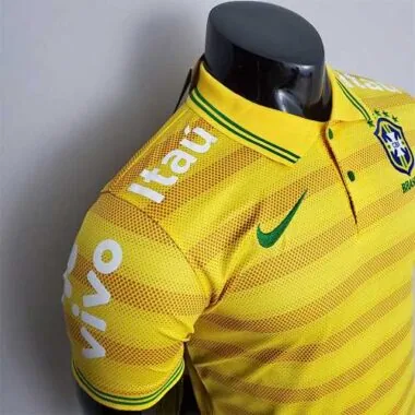 Brazil POLO yellow stripe