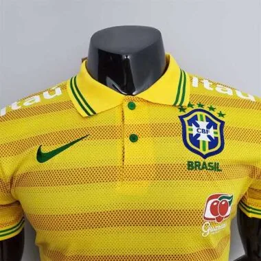 Brazil POLO yellow stripe