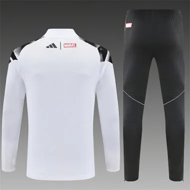 25-26 Real Madrid x Marvel Training Kits Tracksuits Sweatshirt Cheap Jersey Wholesale Yupoo