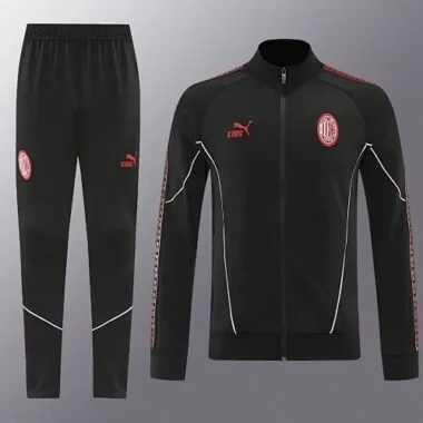 25-26 AC Milan Training Kits Tracksuits Jacket Cheap Football Jersey Wholesale Yupoo
