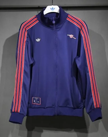 25-26 Arsenal Terrace Icons Blue Football Tracksuits Long Jacket Suits