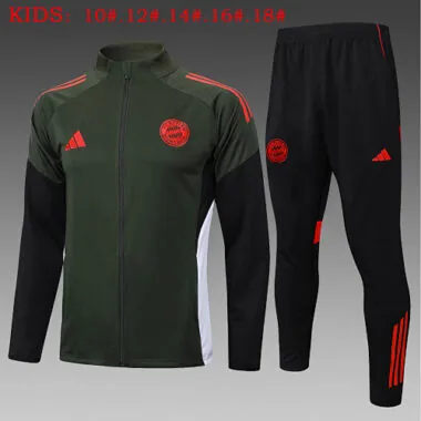25-26 Kids Bayern Training Kits Jacket Tracksuits Cheap Football Jersey Wholesale Yupoo