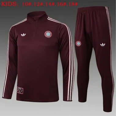 25-26 Kids Bayern Training Kits Sweatshirt Tracksuits Cheap Football Jersey Wholesale Yupoo