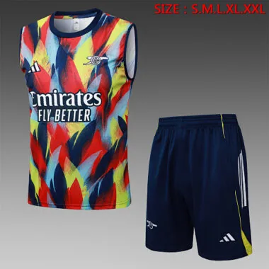 25-26 Arsenal Sleeveless Training Kits Tracksuits Cheap Football Jersey Wholesale Yupoo
