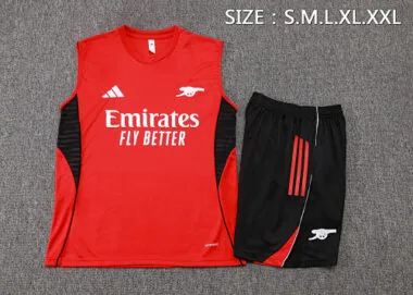 25-26 Arsenal Sleeveless Training Kits Tracksuits Cheap Football Jersey Wholesale Yupoo