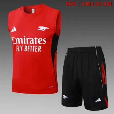 25-26 Arsenal Sleeveless Training Kits Tracksuits Cheap Football Jersey Wholesale Yupoo