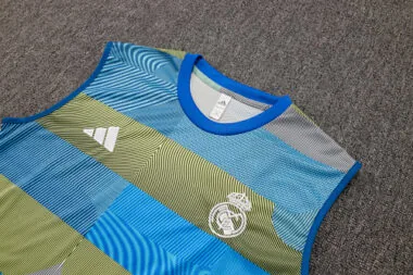 25-26 Real Madrid Sleeveless Training Kits Tracksuits Cheap Football Jersey Wholesale Yupoo