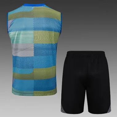 25-26 Real Madrid Sleeveless Training Kits Tracksuits Cheap Football Jersey Wholesale Yupoo