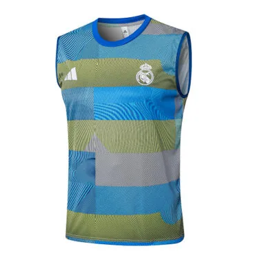 25-26 Real Madrid Sleeveless Training Kits Tracksuits Cheap Football Jersey Wholesale Yupoo
