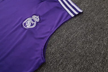 25-26 Real Madrid Sleeveless Training Kits Tracksuits Cheap Football Jersey Wholesale Yupoo