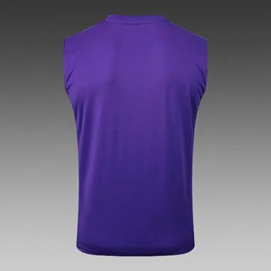 25-26 Real Madrid Sleeveless Training Kits Tracksuits Cheap Football Jersey Wholesale Yupoo