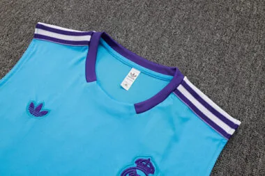25-26 Real Madrid Sleeveless Training Kits Tracksuits Cheap Football Jersey Wholesale Yupoo