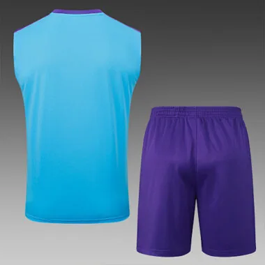25-26 Real Madrid Sleeveless Training Kits Tracksuits Cheap Football Jersey Wholesale Yupoo