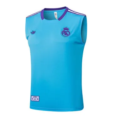 25-26 Real Madrid Sleeveless Training Kits Tracksuits Cheap Football Jersey Wholesale Yupoo
