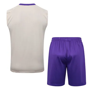 25-26 Real Madrid Sleeveless Training Kits Tracksuits Cheap Football Jersey Wholesale Yupoo