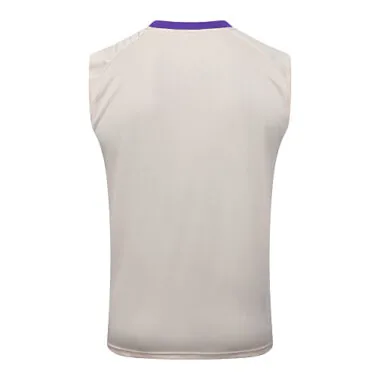 25-26 Real Madrid Sleeveless Training Kits Tracksuits Cheap Football Jersey Wholesale Yupoo
