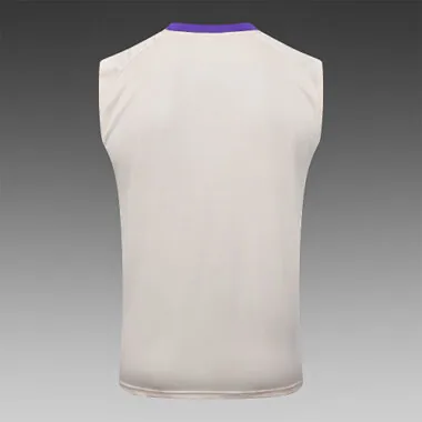 25-26 Real Madrid Sleeveless Training Kits Tracksuits Cheap Football Jersey Wholesale Yupoo
