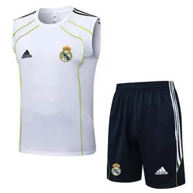 25-26 Real Madrid Sleeveless Training Kits Tracksuits Cheap Football Jersey Wholesale Yupoo