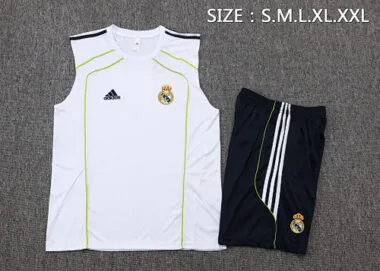25-26 Real Madrid Sleeveless Training Kits Tracksuits Cheap Football Jersey Wholesale Yupoo