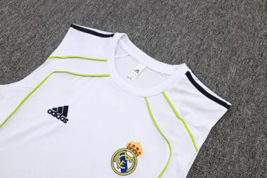 25-26 Real Madrid Sleeveless Training Kits Tracksuits Cheap Football Jersey Wholesale Yupoo