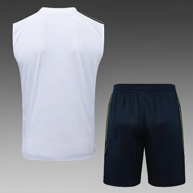 25-26 Real Madrid Sleeveless Training Kits Tracksuits Cheap Football Jersey Wholesale Yupoo