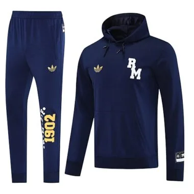 25-26 Real Madrid Hoodie Training Kits Tracksuits Jacket Cheap Football Jersey Wholesale Yupoo