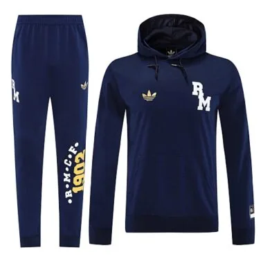 25-26 Real Madrid Hoodie Training Kits Tracksuits Jacket Cheap Football Jersey Wholesale Yupoo