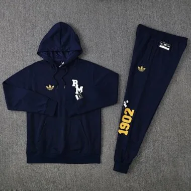 25-26 Real Madrid Hoodie Training Kits Tracksuits Jacket Cheap Football Jersey Wholesale Yupoo