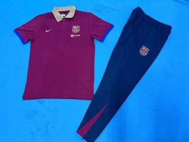 25-26 Barcelona Training Kits Tracksuits Polo Cheap Football Jersey Wholesale Yupoo