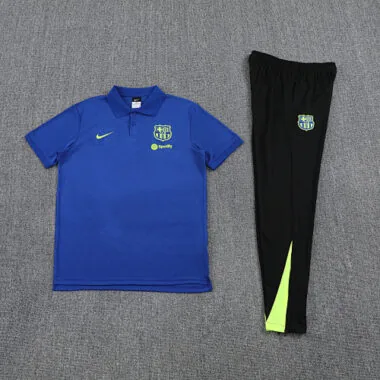 25-26 Barcelona Training Kits Tracksuits Polo Cheap Football Jersey Wholesale Yupoo