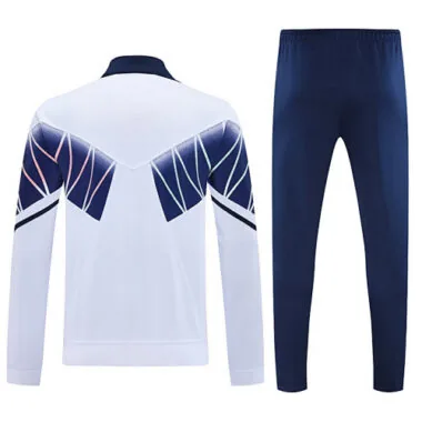 25-26 Italy Chandal Retro Blanco Tracksuits Long Jacket Suits