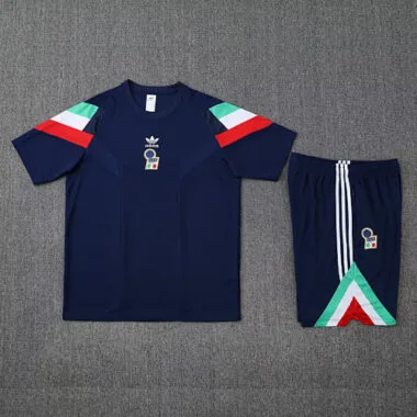 25-26 Italy Navy Training Kits Football Tracksuits Cheap Football Jersey Wholesale Yupoo