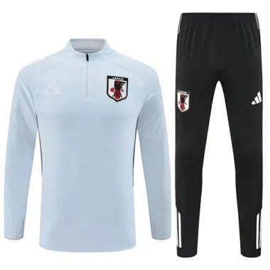 25-26 Japan Grey Training Kits Long Football Tracksuits Cheap Football Jersey Wholesale Yupoo