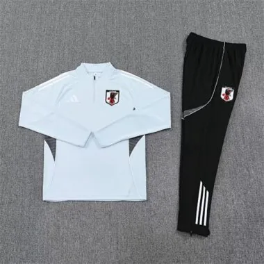 2025/26 Japan Grey Training Kits Long Football Tracksuits