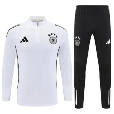 25-26 Germany White Training Kits Long Football Tracksuits Cheap Football Jersey Wholesale Yupoo