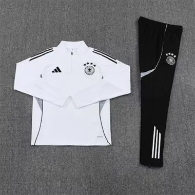 25-26 Germany White Training Kits Long Football Tracksuits Cheap Football Jersey Wholesale Yupoo