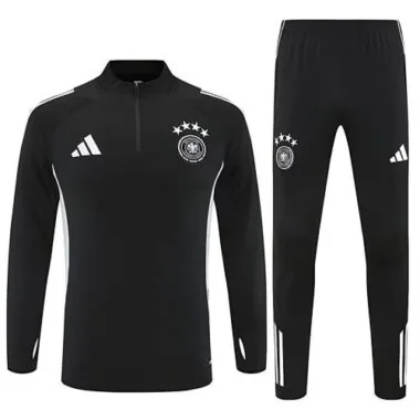 25-26 Germany Black Training Kits Long Football Tracksuits Cheap Football Jersey Wholesale Yupoo