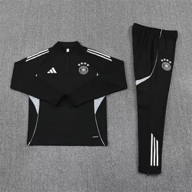 25-26 Germany Black Training Kits Long Football Tracksuits Cheap Football Jersey Wholesale Yupoo