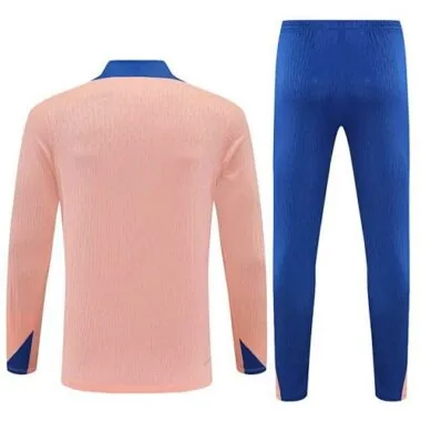 25-26 France Orange Training Kits Long Football Tracksuits Cheap Football Jersey Wholesale Yupoo