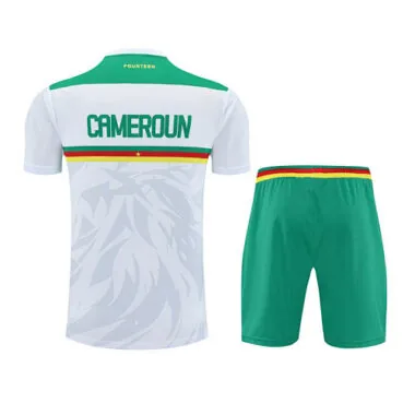 25-26 Cameroon White Training Kits Football Tracksuits Cheap Football Jersey Wholesale Yupoo