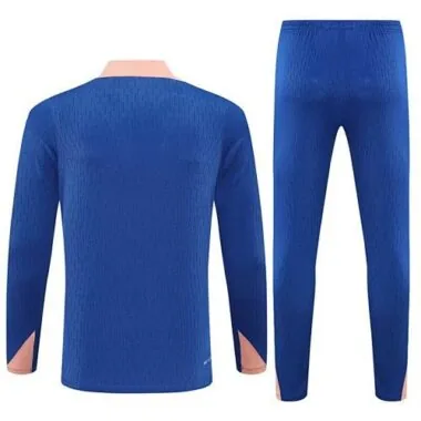 25-26 France Blue Training Kits Long Football Tracksuits Cheap Football Jersey Wholesale Yupoo